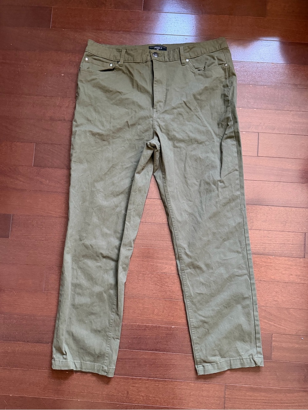 Forever 21 Olive Green Men's Chino Pants Size 38
